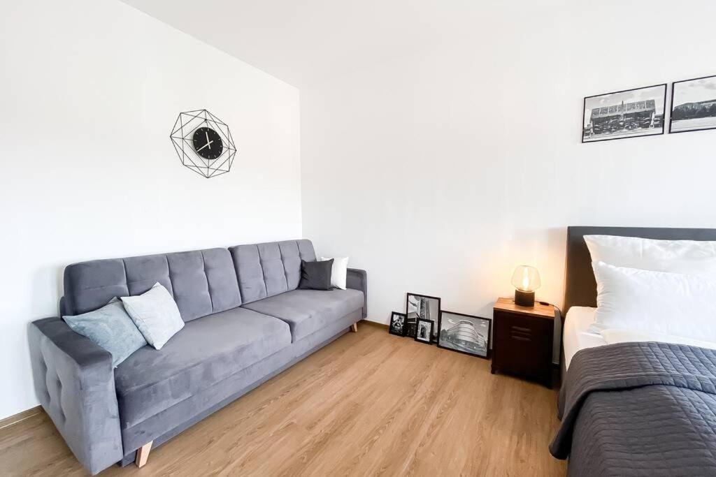 Luxus-Apartment In Leipzig Mit Privat-Parkplatz Exteriör bild