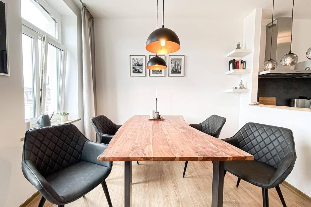 Luxus-Apartment In Leipzig Mit Privat-Parkplatz Exteriör bild