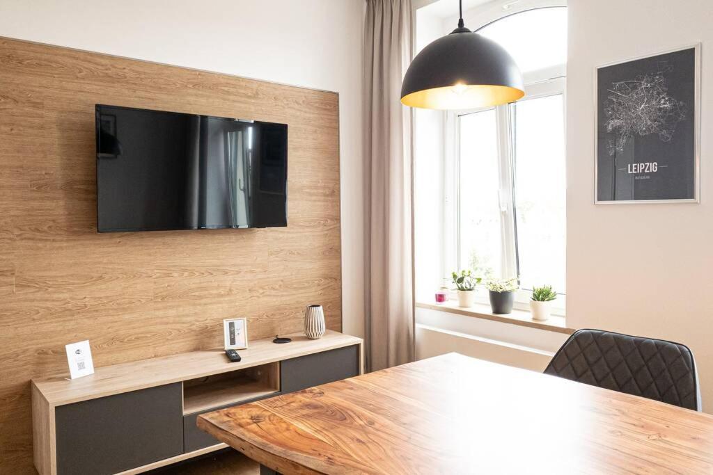 Luxus-Apartment In Leipzig Mit Privat-Parkplatz Exteriör bild