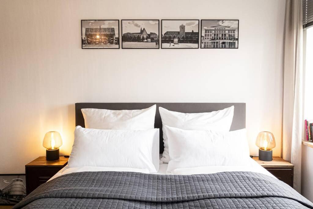 Luxus-Apartment In Leipzig Mit Privat-Parkplatz Exteriör bild