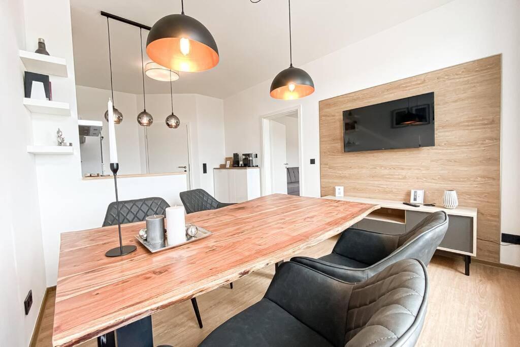 Luxus-Apartment In Leipzig Mit Privat-Parkplatz Exteriör bild