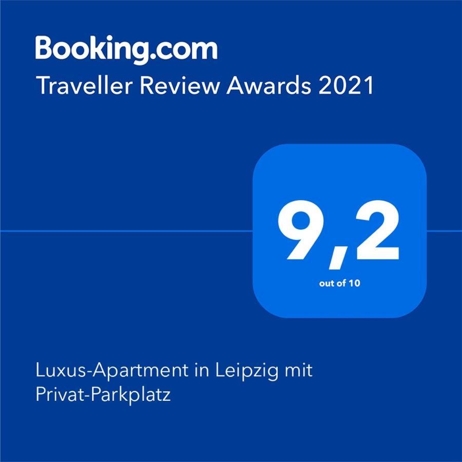 Luxus-Apartment In Leipzig Mit Privat-Parkplatz Exteriör bild