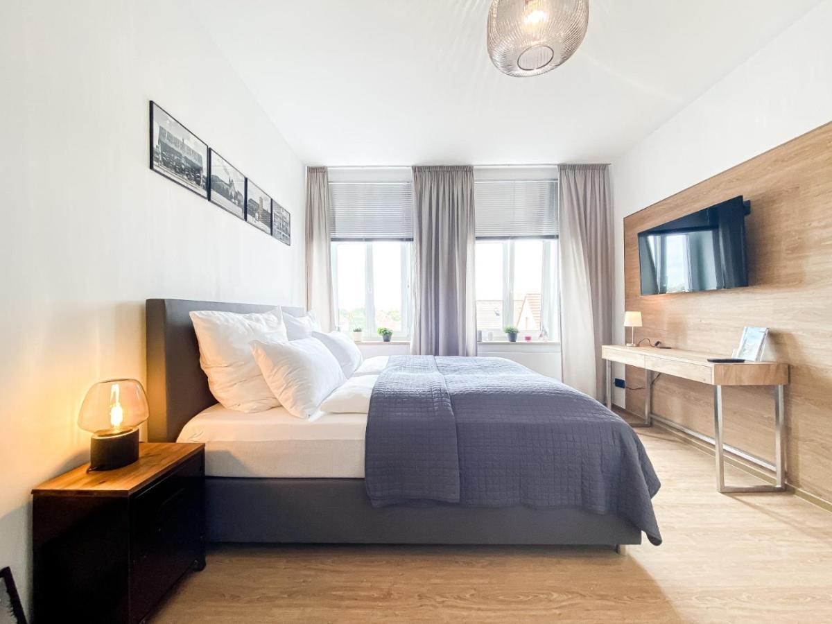 Luxus-Apartment In Leipzig Mit Privat-Parkplatz Exteriör bild